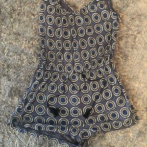 Drawstring intricate romper 💜